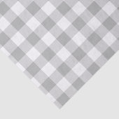 グレーアンドホワイトプレイドギンガムティッシュペーパー 薄葉紙 (詳細)