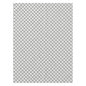 グレーアンドホワイトプレイドデザイン テーブルクロス (正面)