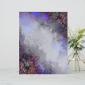 グレーアンドラベンダーフレグランジームスクラップブック紙 (スタンド正面)