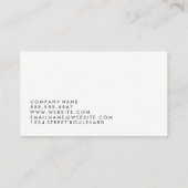 グレーアーガイルテクスチャ 名刺 (裏面)