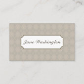 グレーアーガイル名刺 名刺 (正面)