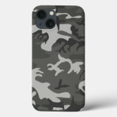 グレーアーバンカモフラージパターン Case-Mate iPhoneケース (裏面)