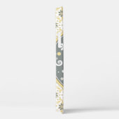 グレーイエローホワイトエレファントフローラ Case-Mate iPhoneケース (裏面 / 右)