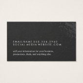 グレーインク（ばちゃばちゃ）跳ねるサロンスタイリスト (裏面)