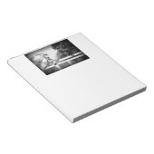 グレーイングリッシュホースノートパッド ノートパッド (アングル)