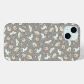 グレーインスパイアオレンジの眠り犬のプリント Case-Mate iPhoneケース (裏面 (横))