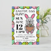 グレーイースターバニー、イースターエッグ狩り 案内状 (スタンド正面)