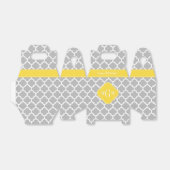 グレーウィットモロッコパイナップル#5 3イニシャルモノグラム フェイバーボックス (折り畳みなし)