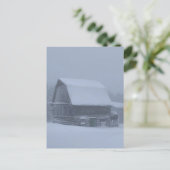 グレーウィンターデイフィンバーンミシガンアッパー半島 シーズンポストカード (スタンド正面)