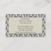 グレーウィーヴリーフデザイン 名刺 (裏面)