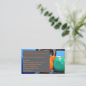 グレーウェイトジムパーソナルトレーナーフィットネスセンター 名刺 (スタンド正面)