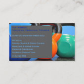 グレーウェイトジムパーソナルトレーナーフィットネスセンター 名刺 (正面)