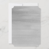 グレーウォーターのカラー結婚式招待状 招待状 (裏面)