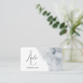 グレーウォーター色名刺 名刺 (スタンド正面)