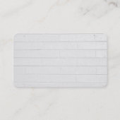 グレーウォールトレンディープレーンクリエイティブ モダン 名刺 (裏面)