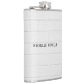 グレーウォールブリックデザインプレインレガブルモダン フラスク (右)