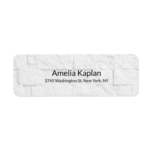 グレーウォールプレーンモダンミニマリストクリエイティブ ラベル (正面)