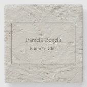 グレーウォールプロフェッショナルユニーククラシカルシンプル ストーンコースター (正面)