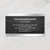 グレーウッドノートパソコンPCコンピュータ修理技術者 名刺 (裏面)