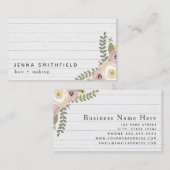 グレーウッドフローラファッション美しい 名刺 (正面/裏面)