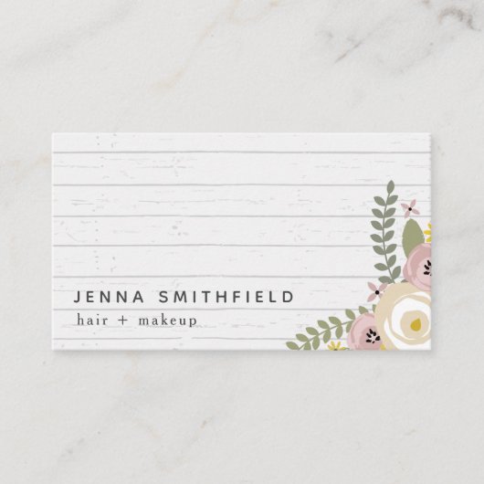 グレーウッドフローラファッション美しい 名刺 (正面)