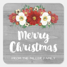 グレーウッドヴィンテージレッドフローラメリークリスマス