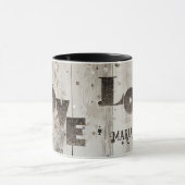 グレーウッド素朴ロマンチックラブバレンティーンギフト マグカップ (中央)