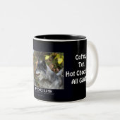 グレーウルフやる気を起こさせるギフト ツートーンマグカップ (正面右)