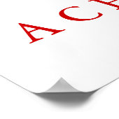 グレーウルフやる気を起こさせるポユニークスタープリント ポスター (角)