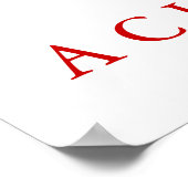 グレーウルフやる気を起こさせるユニーククリエイティブ ポスター (角)