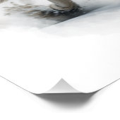 グレーウルフアニマルアート ポスター (コーナー)