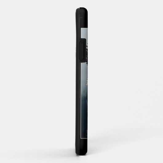 グレーウルフイーグル&ハイダトーテムポール先住民アート Case-Mate iPhoneケース (裏面/右)