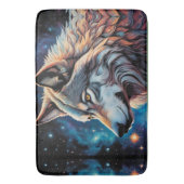 グレーウルフスターリーナイトポートレート バスマット (正面縦)