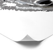 グレーウルフデザイン ポスター (角)