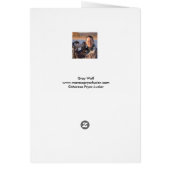 グレーウルフノートカード (裏面)