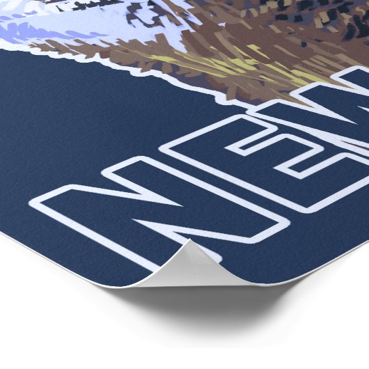 グレーウルフハウリングニューメキシコ ポスター (角)