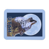 グレーウルフハウリングユタ マグネット (横)
