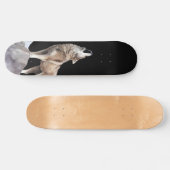 グレーウルフハウリングワイド通りスケートボード スケートボード (横)