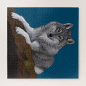 グレーウルフパズル ジグソーパズル (横)