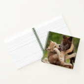 グレーウルフパップレスリング ノートブック (内部)