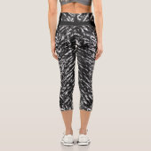 グレーウルフフェイクヘアデザイン カプリレギンス (裏面)