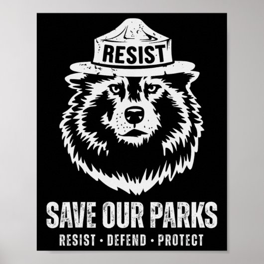 グレーウルフベアレジス保護ト国家公園女性 ポスター (正面)