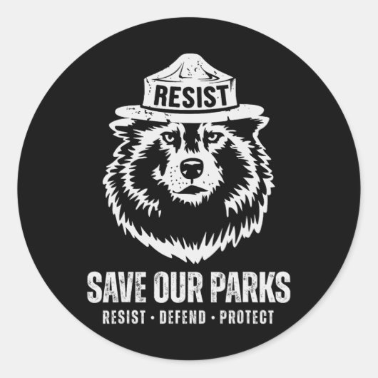 グレーウルフベアレジス保護ト国家公園女性 ラウンドシール (正面)