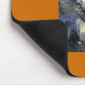 グレーウルフマウスパッド マウスパッド (コーナー)