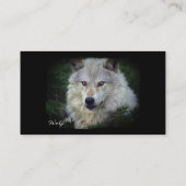 グレーウルフワイルドライフサポーターの名刺 名刺 (裏面)