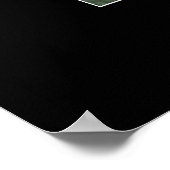 グレーウルフワイルドライフサポーター写真ポートレート ポスター (角)