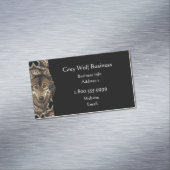 グレーウルフ掘削カスタム名刺 マグネット名刺 (インサイチュ)