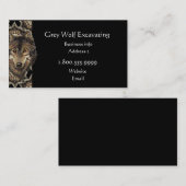 グレーウルフ掘削カスタム名刺 名刺 (正面/裏面)