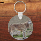 グレーウルフ12 キーホルダー (正面)