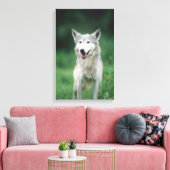 グレーウルフ2 キャンバスプリント (インサイチュ (リビング))
